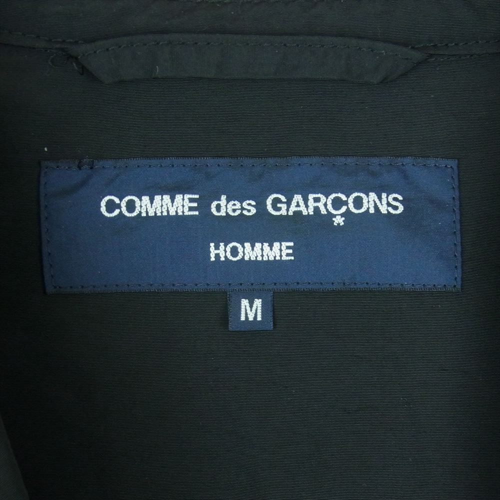 COMME des GARCONS HOMME コムデギャルソンオム 22SS HI-J015 ナイロン ウェザー テーラード コーチ ジャケット ブラック系 M【中古】