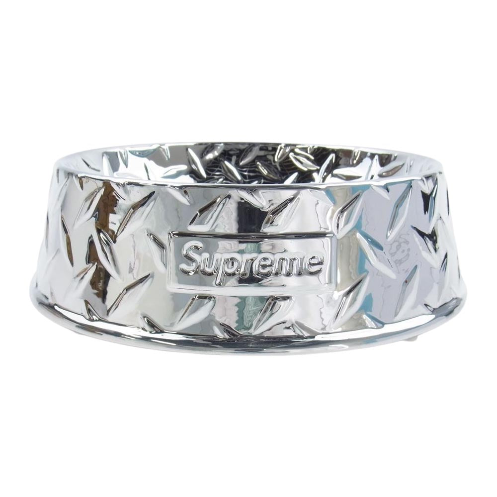 Supreme シュプリーム 23SS Diamond Plate Dog Bowl ダイヤモンド プレート ドック ボウル シルバー系【新古品】【未使用】【中古】
