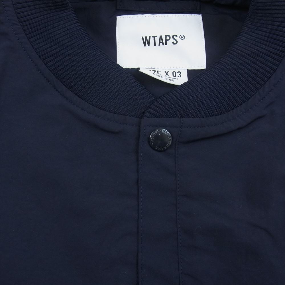 WTAPS ダブルタップス 23SS 231BRDT-JKM02 PITCH ナイロン プルオーバー ジャケット  ネイビー系 03【新古品】【未使用】【中古】