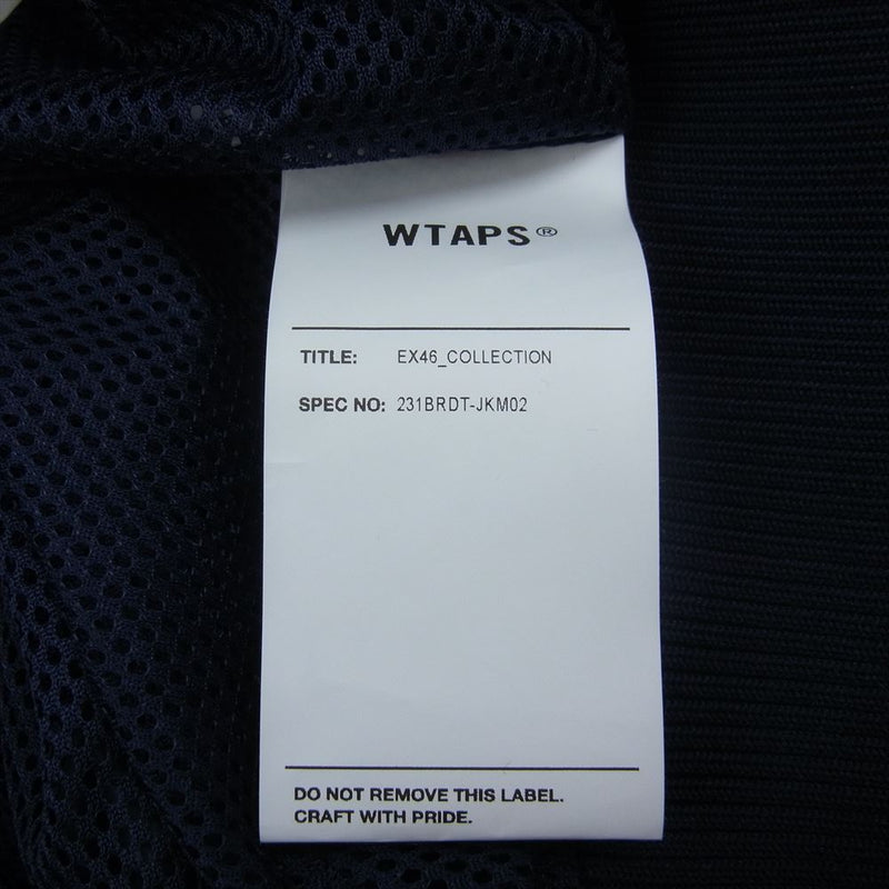 WTAPS ダブルタップス 23SS 231BRDT-JKM02 PITCH ナイロン プルオーバー ジャケット  ネイビー系 03【新古品】【未使用】【中古】