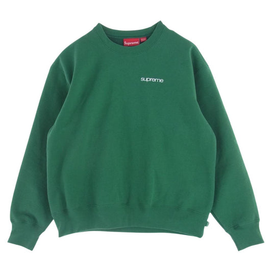 Supreme シュプリーム 23AW NYC Crewneck Light Pine クルーネック ライト パイン スウェット グリーン系 S【新古品】【未使用】【中古】