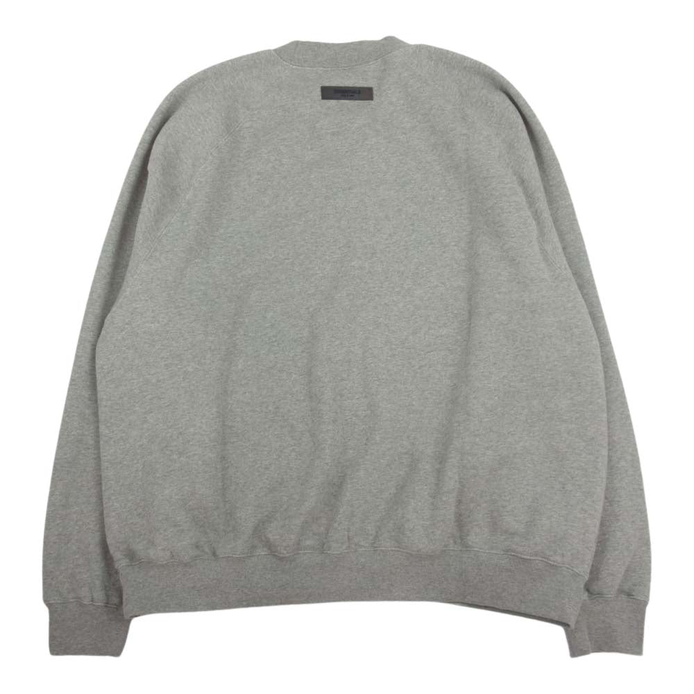 FEAR OF GOD フィアオブゴッド FOG ESSENTIALS エフオージー エッセンシャル 1977 ワッペン 長袖 スウェット グレー系 L【中古】