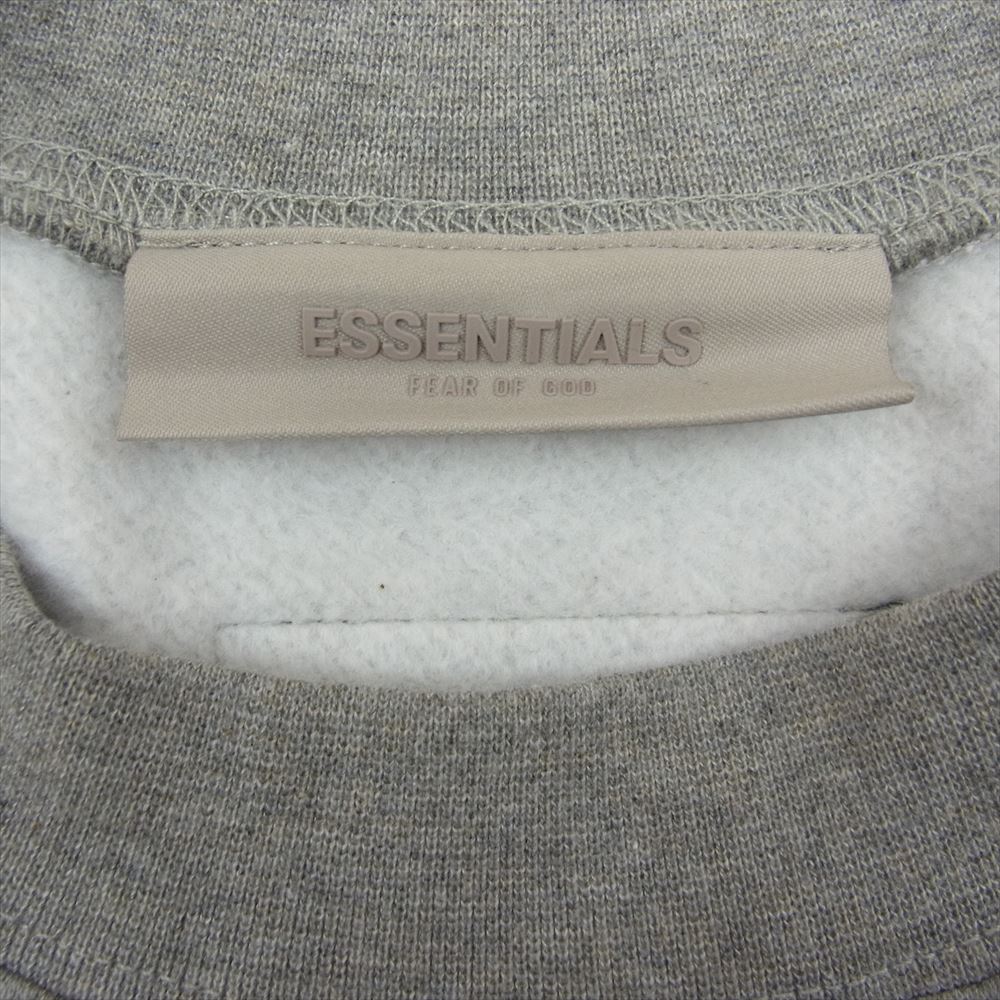 FEAR OF GOD フィアオブゴッド FOG ESSENTIALS エフオージー エッセンシャル 1977 ワッペン 長袖 スウェット グレー系 L【中古】