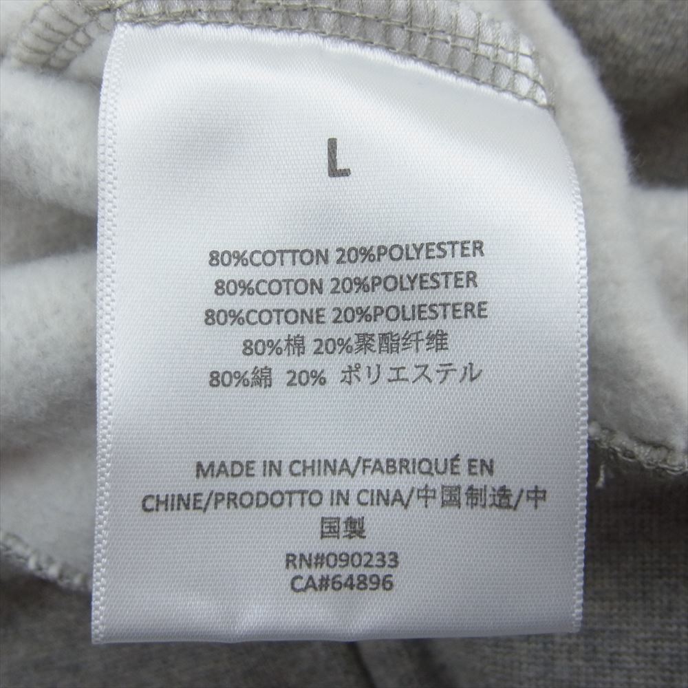 FEAR OF GOD フィアオブゴッド FOG ESSENTIALS エフオージー エッセンシャル 1977 ワッペン 長袖 スウェット グレー系 L【中古】