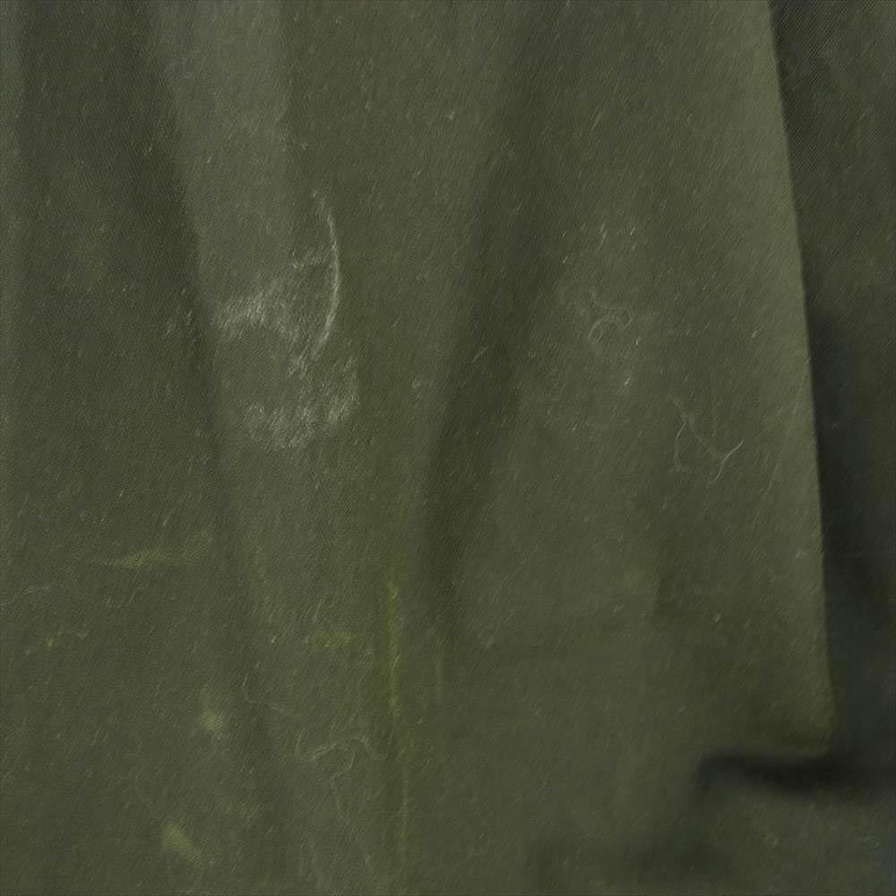 Barbour バブアー ヴィンテージ 85年製 2ワラント YKK棒ジップ BORDER ボーダー オイルド ジャケット カーキ系 97cm/38in【中古】