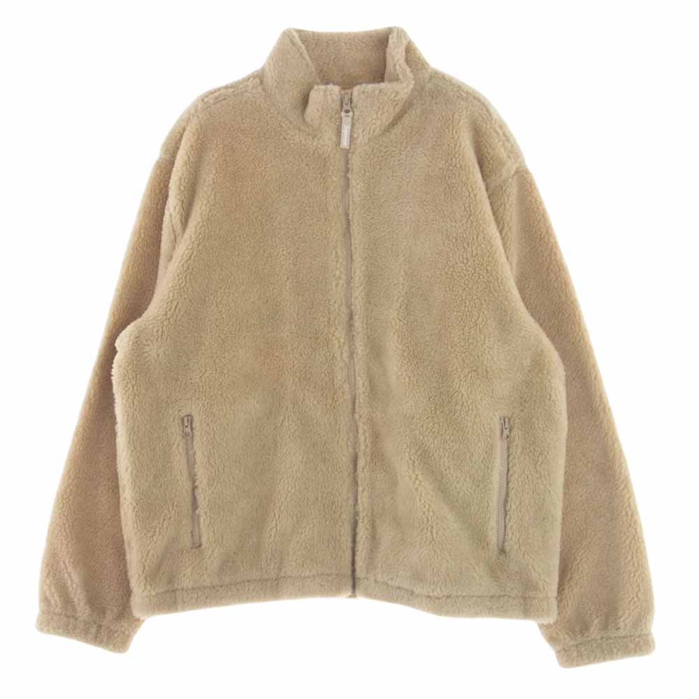 Supreme シュプリーム 22SS Star Fleece Jacket スター フリース ジャケット ベージュ系 L【極上美品】【中古】