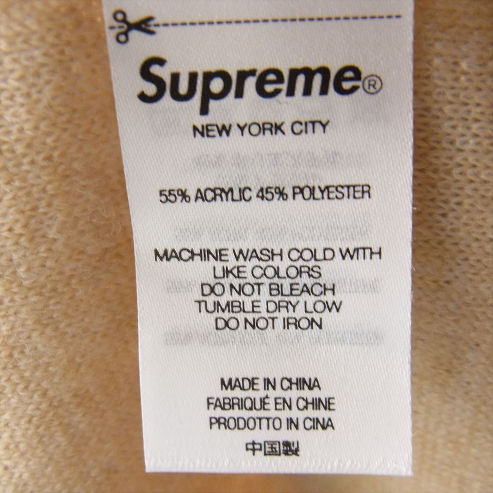 Supreme シュプリーム 22SS Star Fleece Jacket スター フリース ジャケット ベージュ系 L【極上美品】【中古】