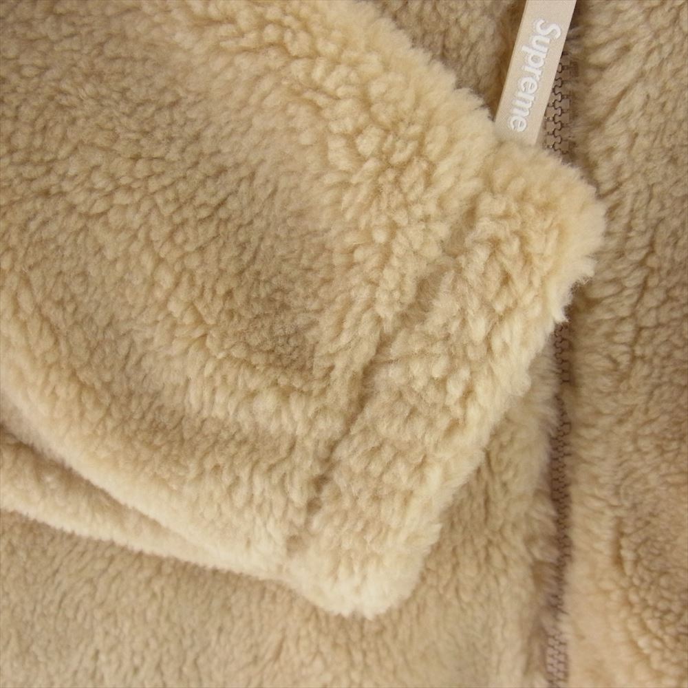 Supreme シュプリーム 22SS Star Fleece Jacket スター フリース ジャケット ベージュ系 L【極上美品】【中古】