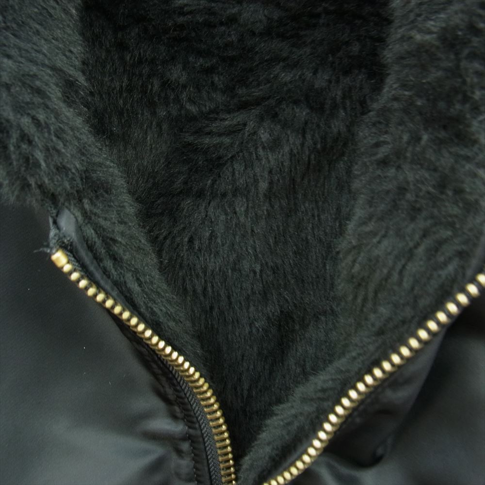 Supreme シュプリーム 22AW Faux Fur Reversible MA-1 フェイクファー リバーシブル フライト ジャケット  ブラック系 L【極上美品】【中古】