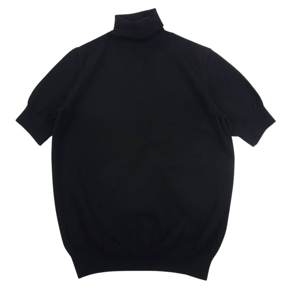 DOLCE&GABBANA ドルチェアンドガッバーナ M619 ｍ6050 タートルネック ニット セーター ブラック系 87【中古】