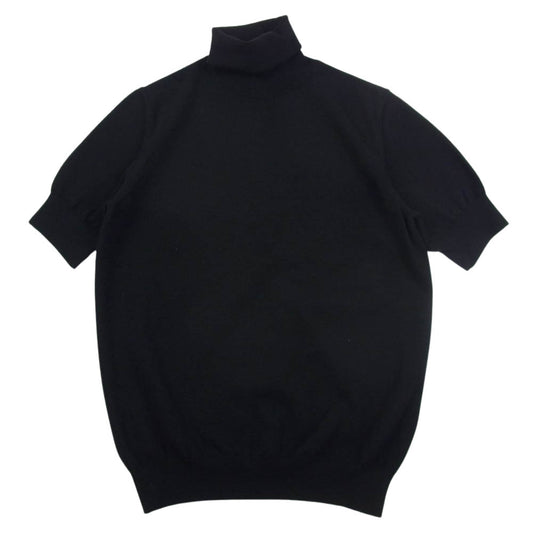 DOLCE&GABBANA ドルチェアンドガッバーナ M619 ｍ6050 タートルネック ニット セーター ブラック系 87【中古】
