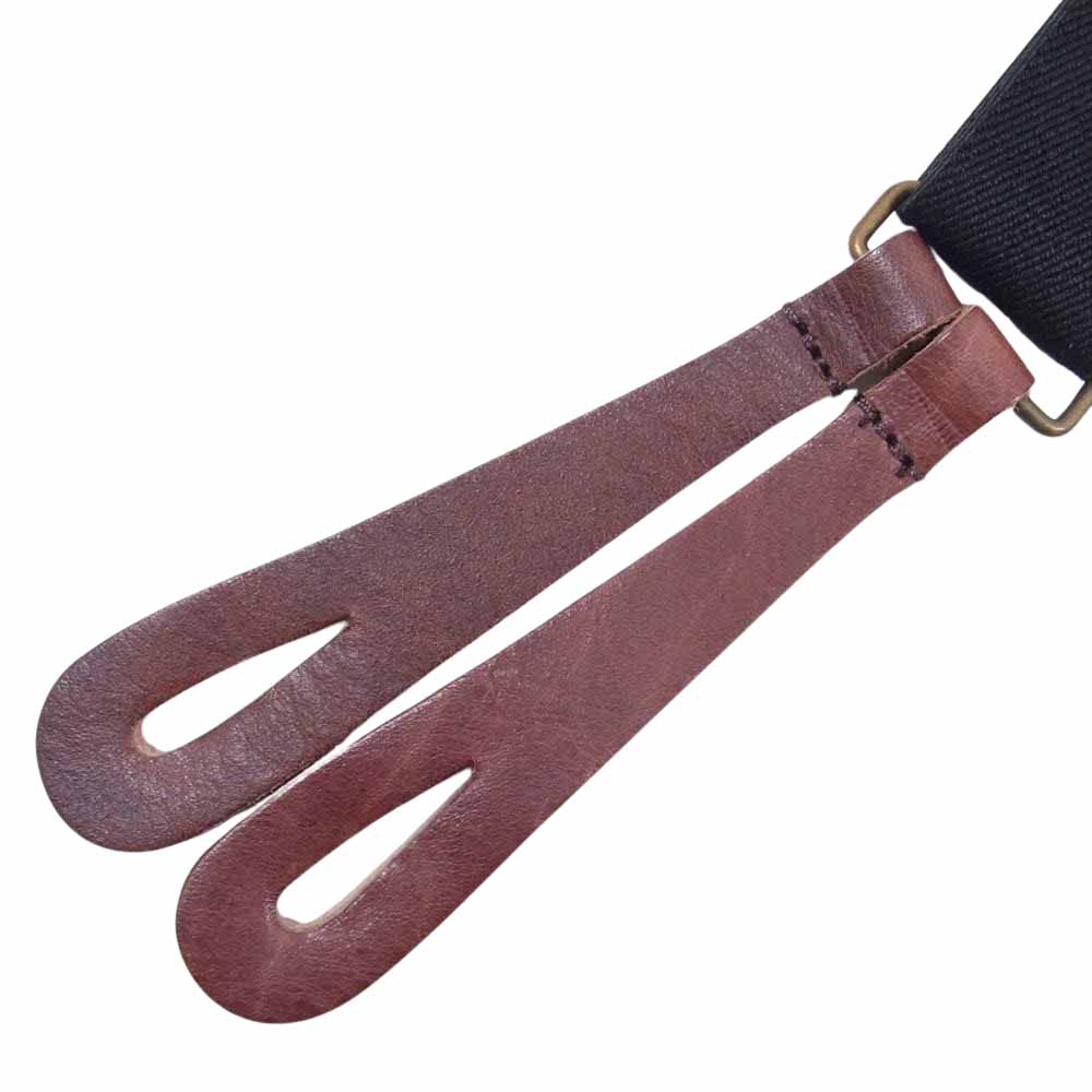 GLADHAND & Co. グラッドハンド ロゴ サスペンダー ブラック系【中古】