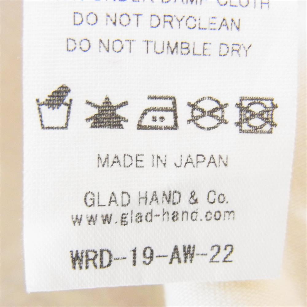 WEIRDO ウィアード 19AW WRD-19-AW-22 L/S SHIRT WEIRDOLIGHT RANCH ウィアードライト ランチ 長袖 シャツ ホワイト系 S【中古】