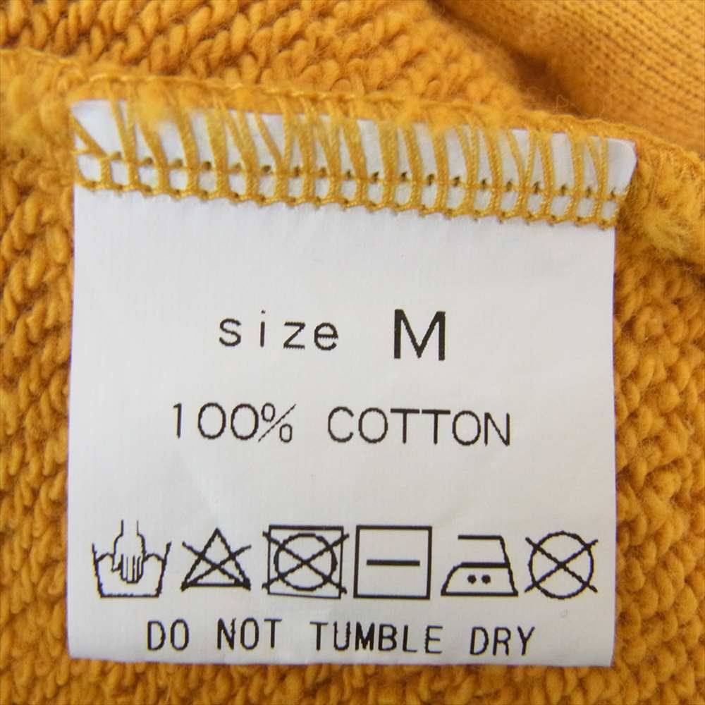 ノースノーネーム NM1927 TWO-TONE SWEAT CARDIGAN トゥートーン スウェット カーディガン イエロー系 M【中古】