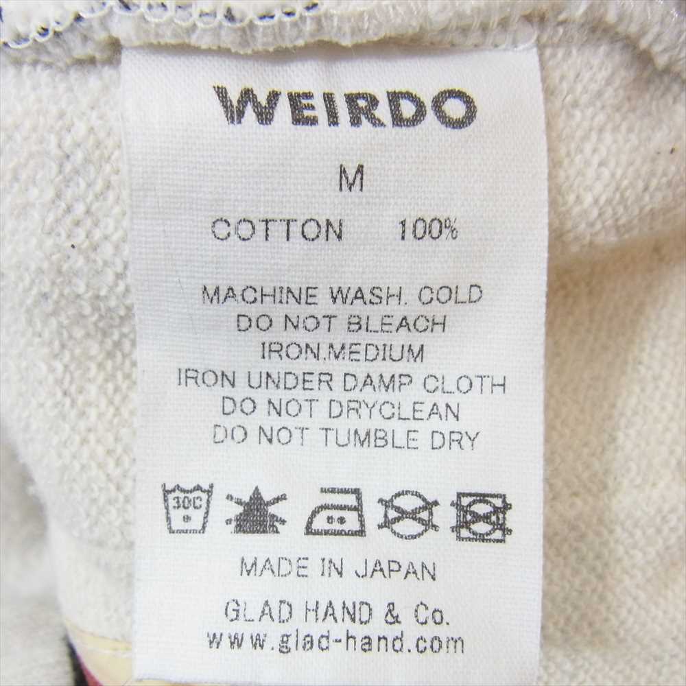 WEIRDO ウィアード 15AW WRD-15-AW-13 囚人 プリズナー ボーダー スウェット パンツ ブラック系 M【中古】