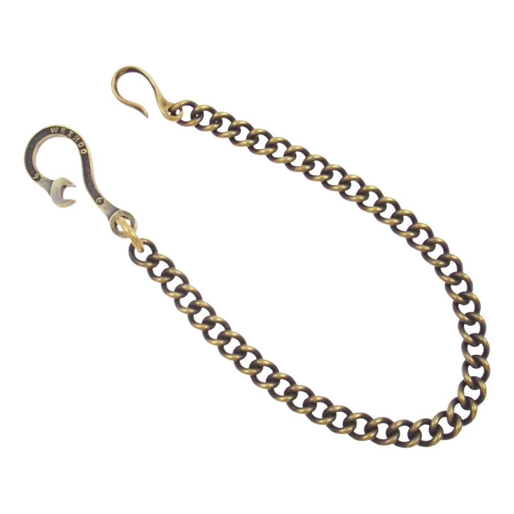 WEIRDO ウィアード SPANNER スパナー ウォレットチェーン 真鍮 ブラス ゴールド系【中古】