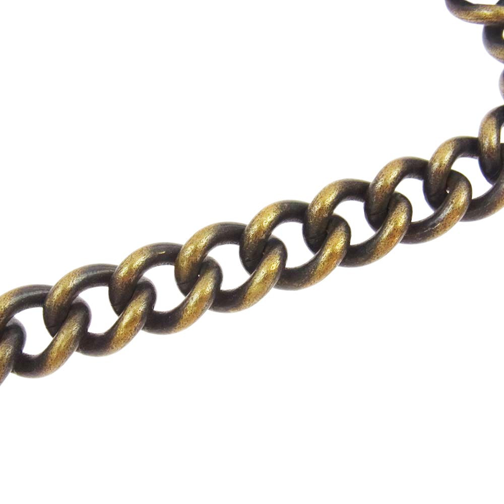 WEIRDO ウィアード SPANNER スパナー ウォレットチェーン 真鍮 ブラス ゴールド系【中古】