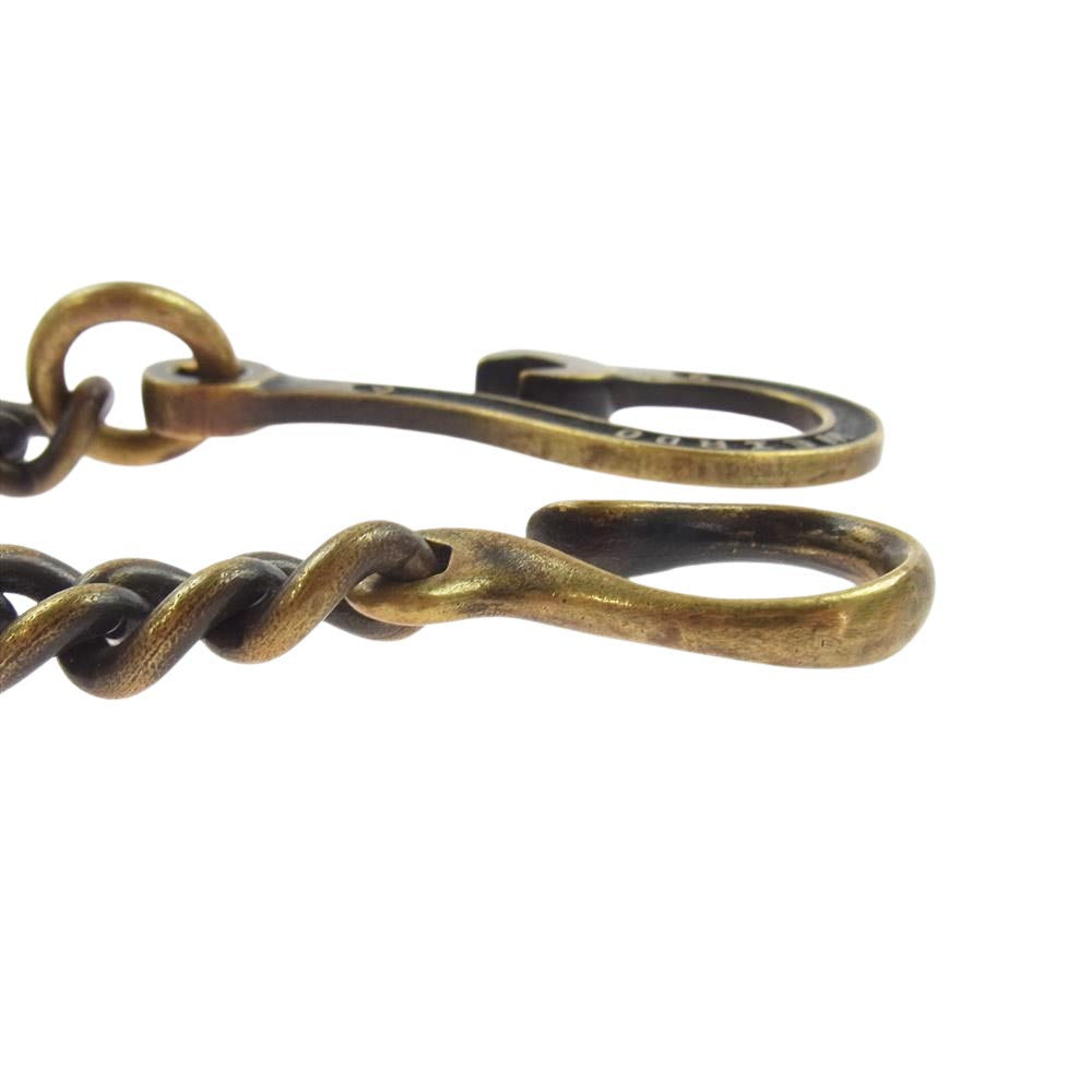 WEIRDO ウィアード SPANNER スパナー ウォレットチェーン 真鍮 ブラス ゴールド系【中古】