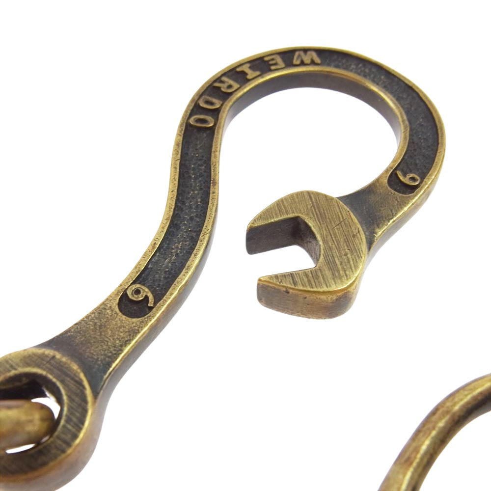 WEIRDO ウィアード SPANNER スパナー ウォレットチェーン 真鍮 ブラス ゴールド系【中古】