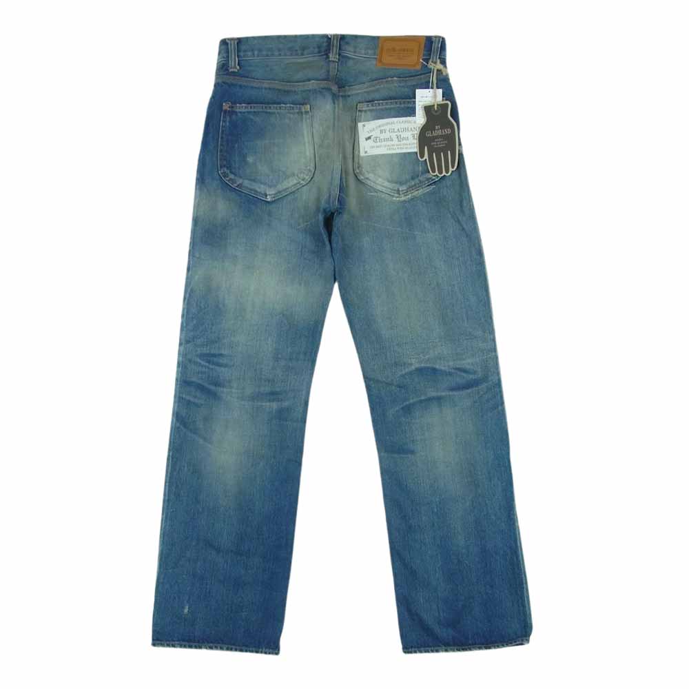 BY GLADHAND バイグラッドハンド 19SS BYCH-19-SS-30 INDIGO VINTAGE FINISH インディゴ ヴィンテージ フィニッシュ デニム パンツ インディゴブルー系 32【美品】【中古】