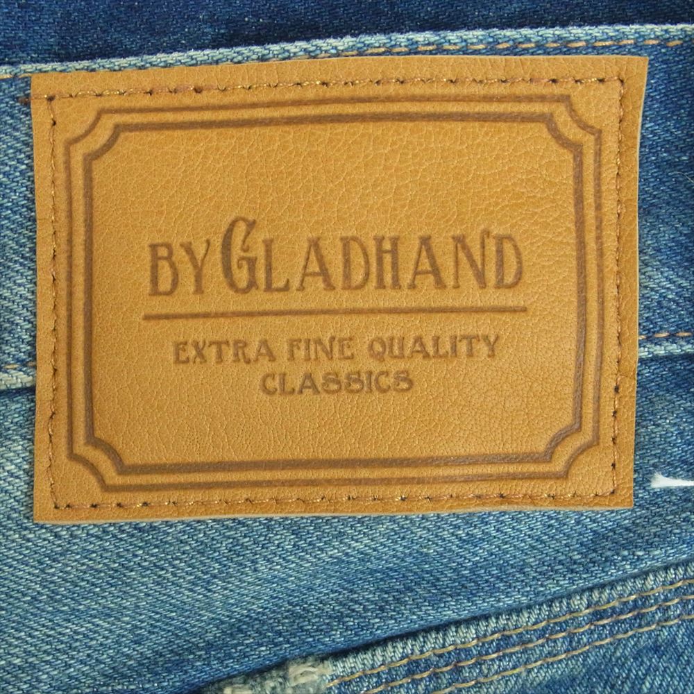 BY GLADHAND バイグラッドハンド 19SS BYCH-19-SS-30 INDIGO VINTAGE FINISH インディゴ ヴィンテージ フィニッシュ デニム パンツ インディゴブルー系 32【美品】【中古】