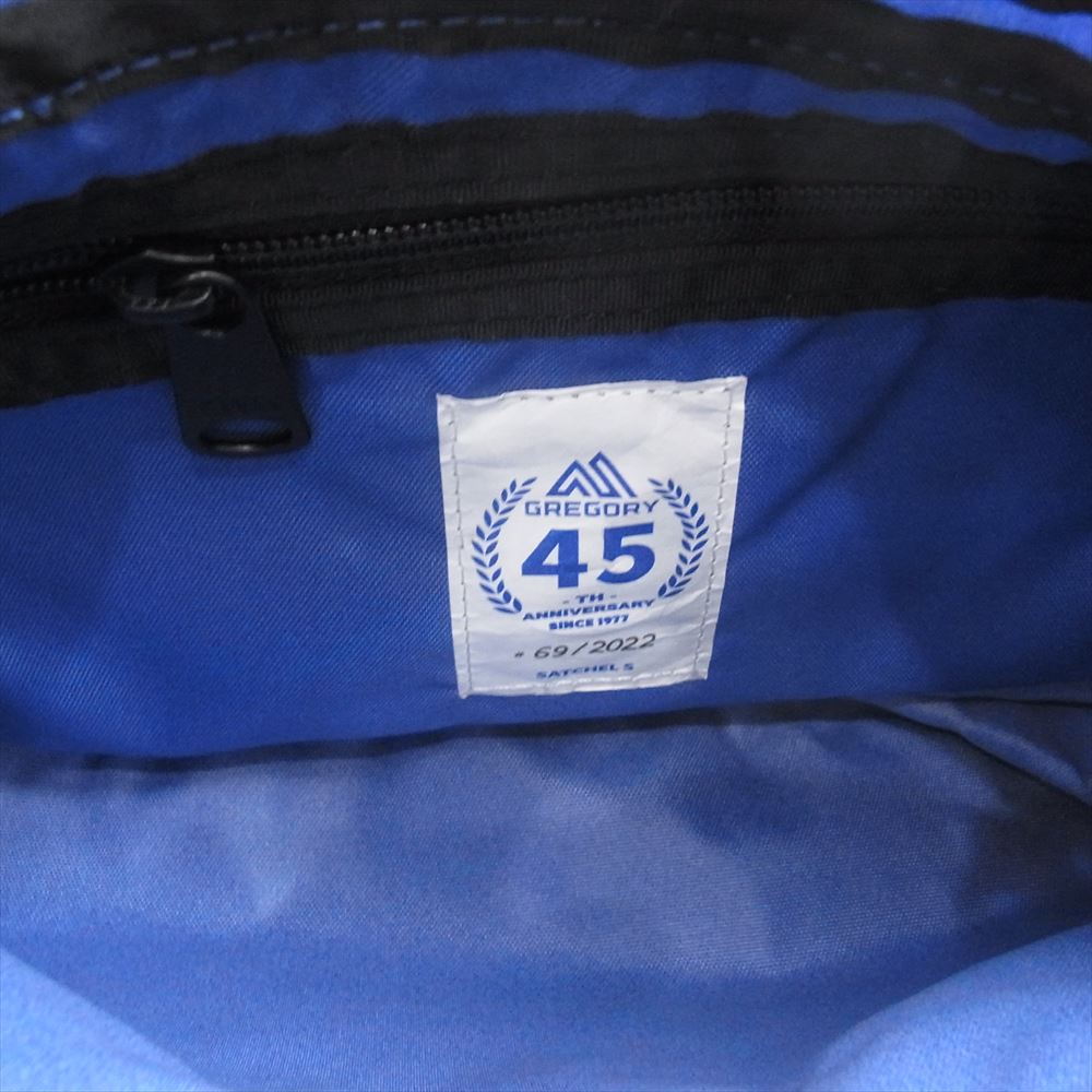 GREGORY グレゴリー 45周年 ナイロン ショルダーバッグ ブルー系【美品】【中古】