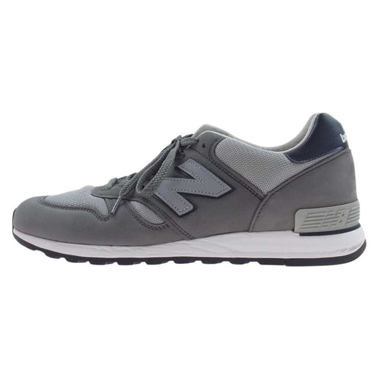 NEW BALANCE ニューバランス M670GNS M670 Gray ローカット スニーカー グレー系 28cm【中古】
