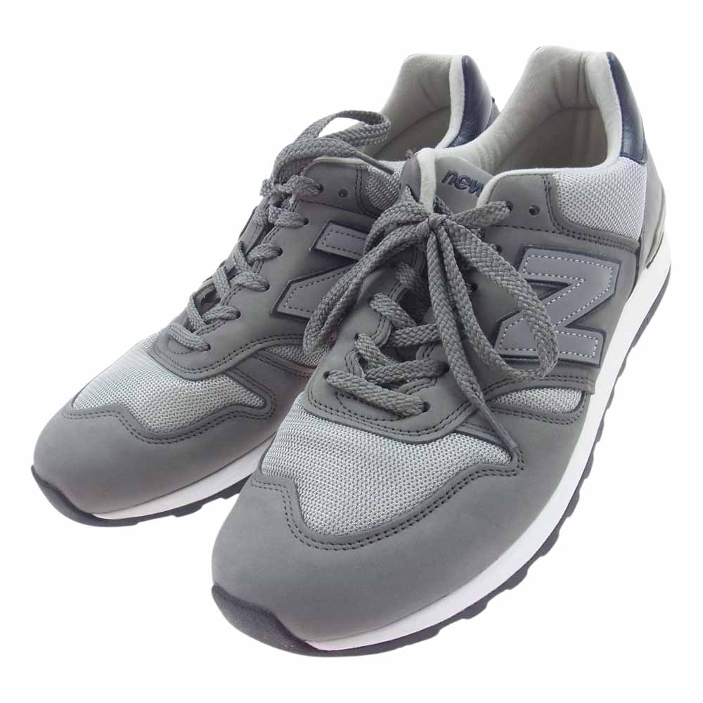 NEW BALANCE ニューバランス M670GNS M670 Gray ローカット スニーカー グレー系 28cm【中古】