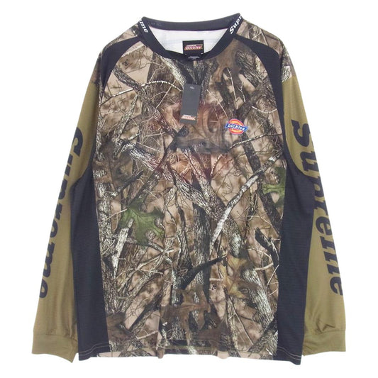 Supreme シュプリーム 23AW Dickies Jersey Olive ディッキーズ ジャージートップ カットソー カーキ系 L【極上美品】【中古】