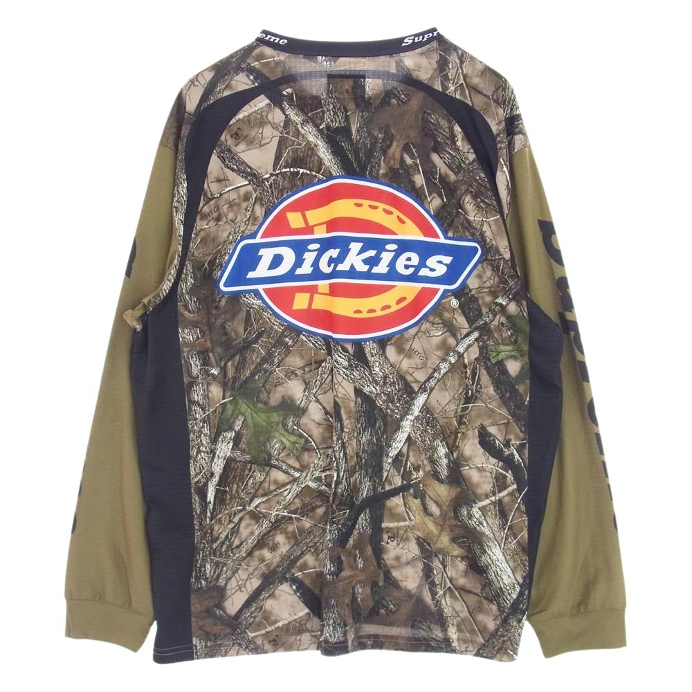 Supreme シュプリーム 23AW Dickies Jersey Olive ディッキーズ ジャージートップ カットソー カーキ系 L【極上美品】【中古】