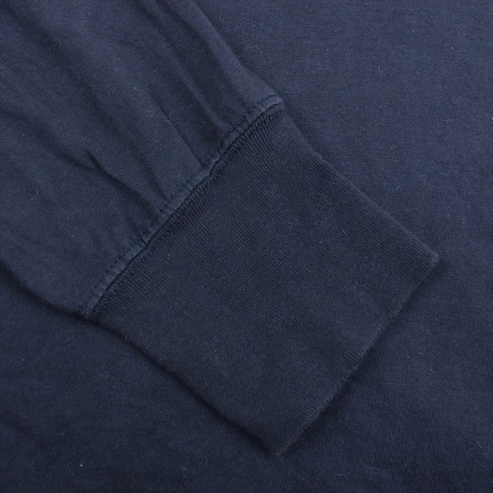 VISVIM ビズビム 18SS 0118105010004 D.SCOOP CREW L/S WIDE ロングスリーブ 長袖 Tシャツ ロンT ネイビー系 3【中古】