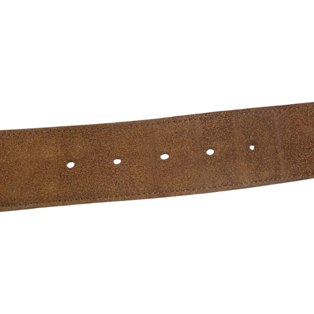 VISVIM ビズビム 17AW 0117203003035 PLAIN BELT プレーンベルト スエード レザー ライトブラウン系 32【中古】