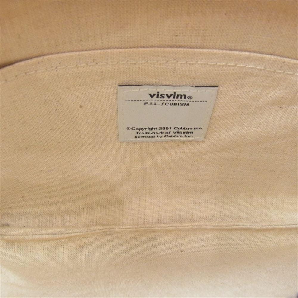 VISVIM ビズビム VEGGIE BANK POUCH BROWN バンク ポーチ レザー ブラウン系【中古】