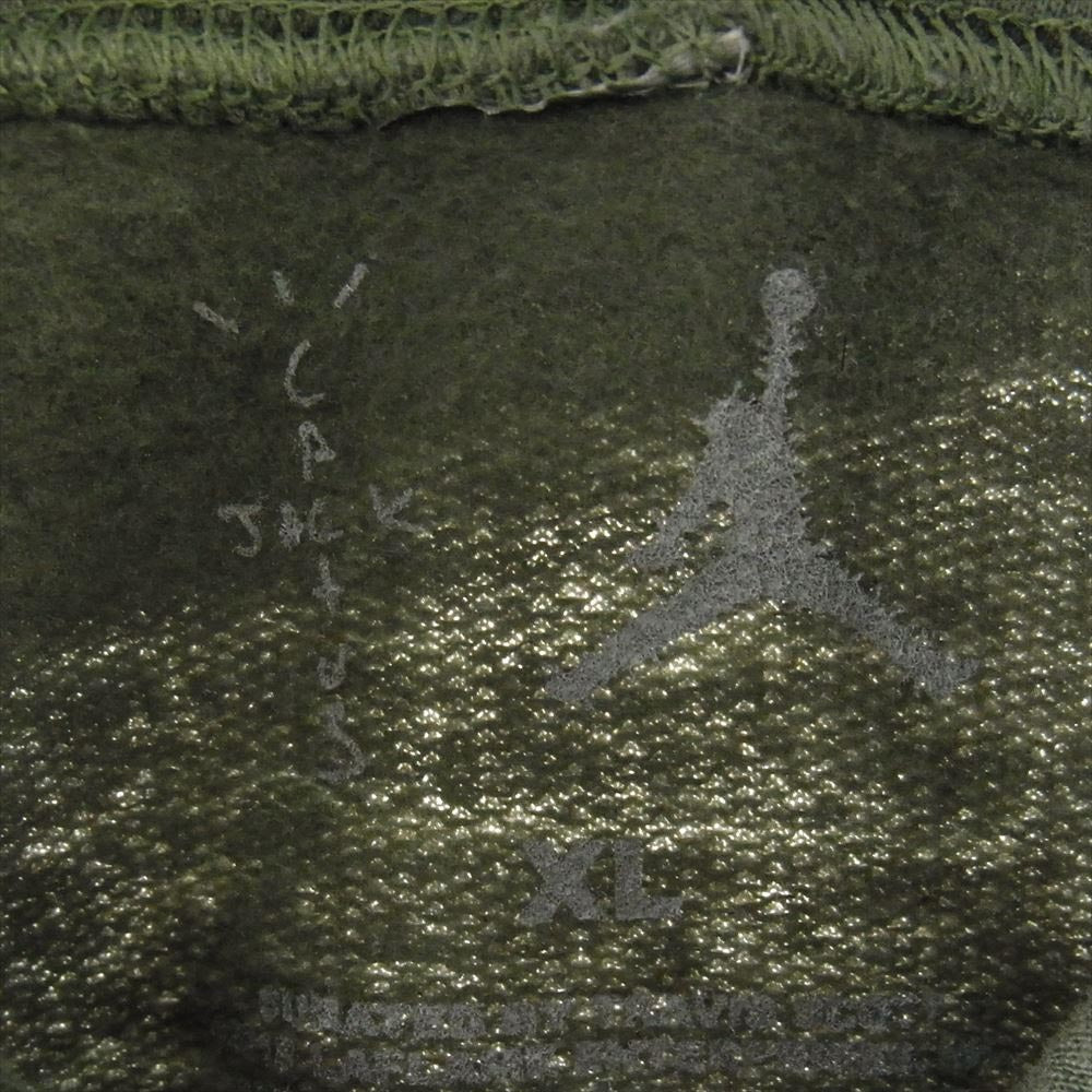 NIKE ナイキ Cactus Jack カクタスジャック Cactus Jack Highest Hoodie プリント プルオーバー パーカー カーキ系 XL【中古】