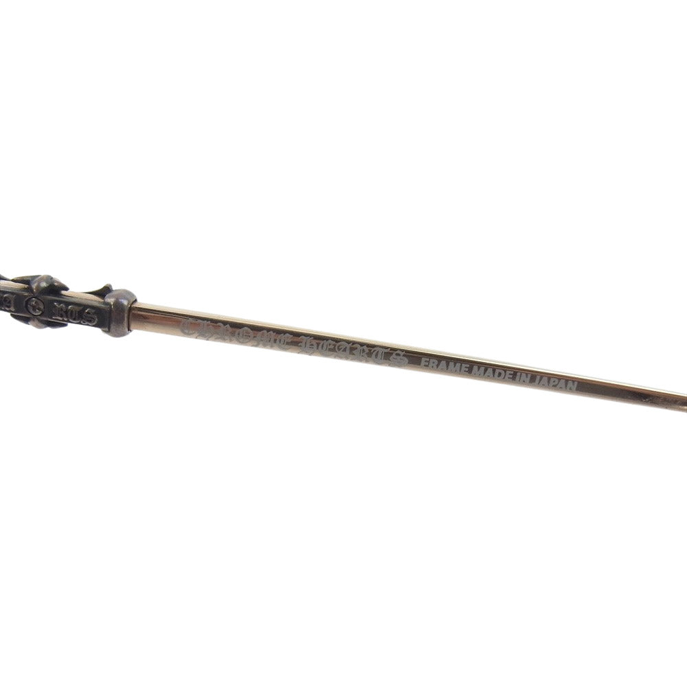 CHROME HEARTS クロムハーツ（原本無） SLURPSTICK ティアドロップ メタルフレーム 眼鏡 メガネ サングラス シルバー系【中古】