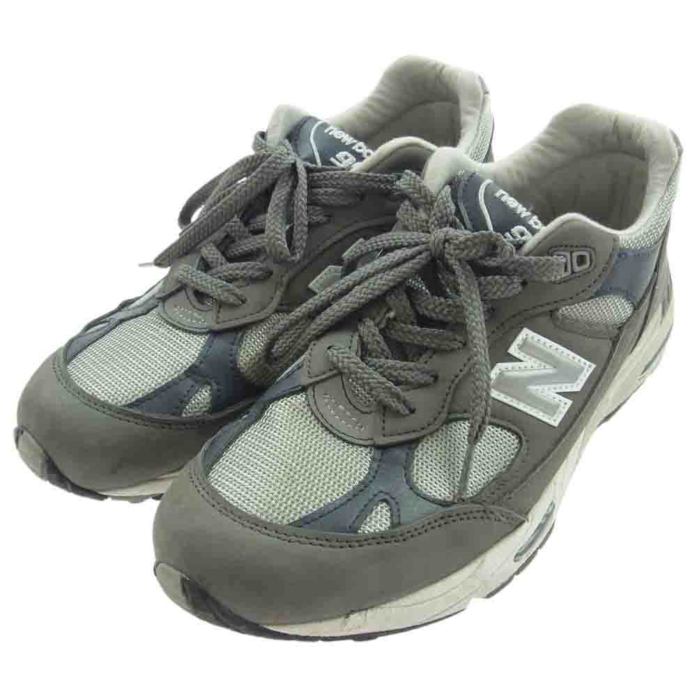 NEW BALANCE ニューバランス M991GNS MADE IN ENGLAND 英国製 ローカット スニーカー グレー系 UK8【中古】
