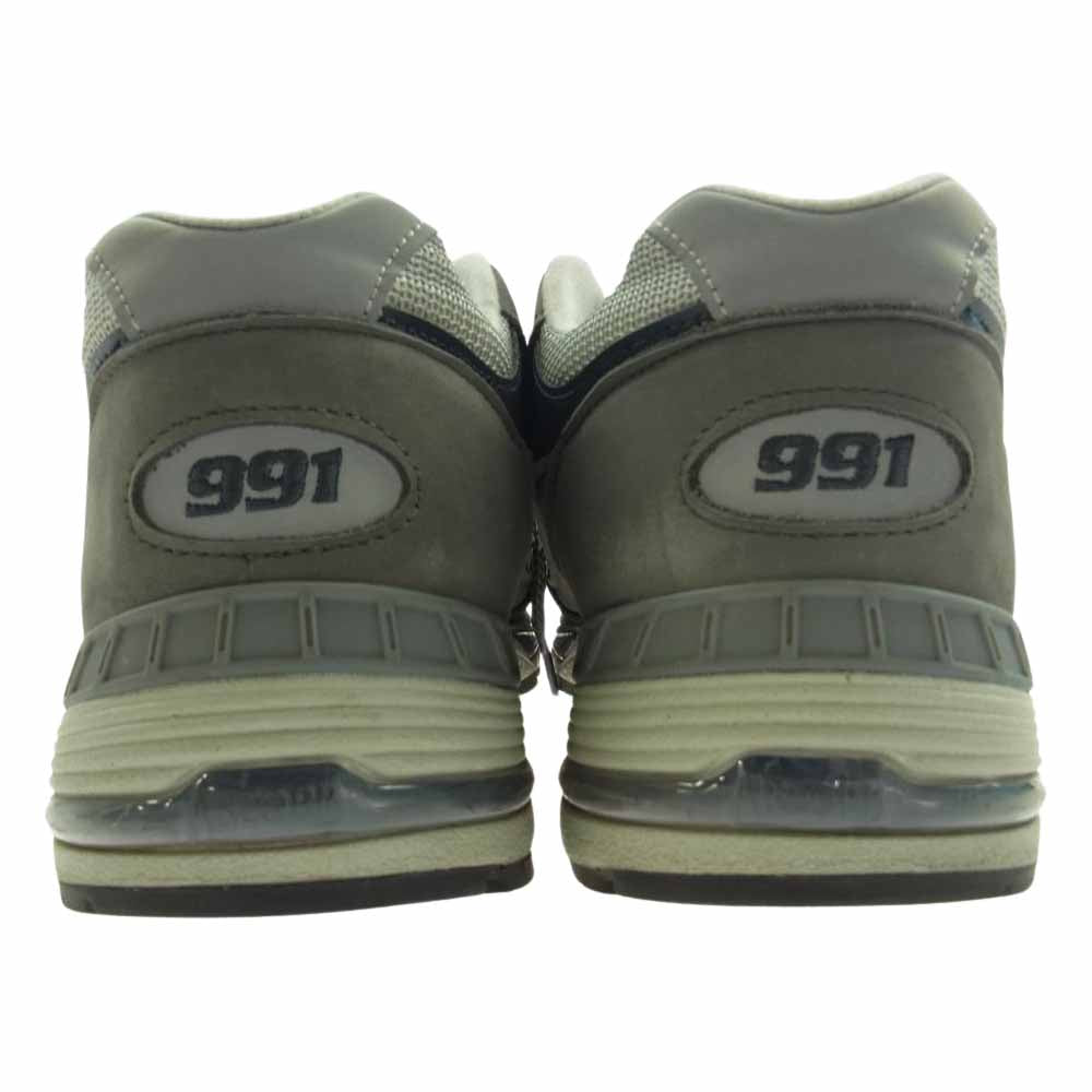 NEW BALANCE ニューバランス M991GNS MADE IN ENGLAND 英国製 ローカット スニーカー グレー系 UK8【中古】