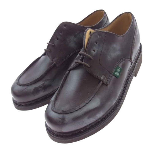 Paraboot パラブーツ 710707 CHAMBORD TEX MARRON LIS CAFE シャンボード ドレス シューズ レザー ブラウン系 6.5【極上美品】【中古】