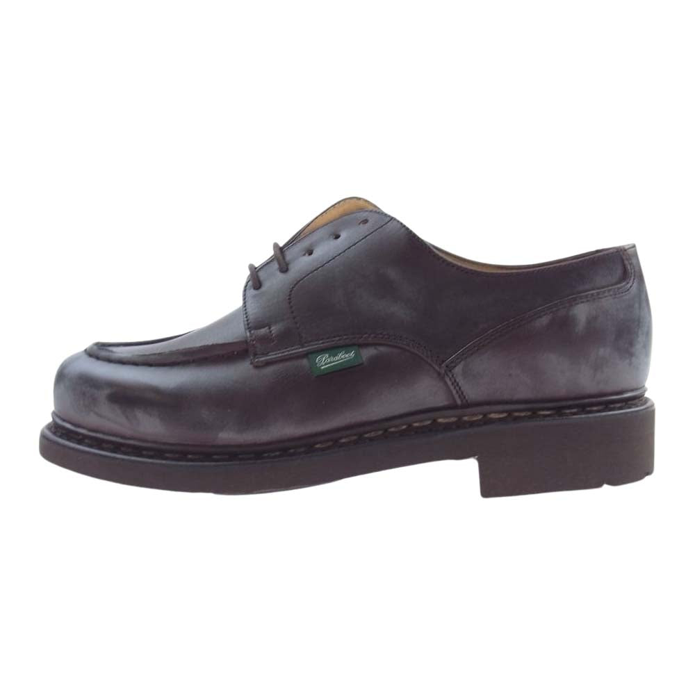 Paraboot パラブーツ 710707 CHAMBORD TEX MARRON LIS CAFE シャンボード ドレス シューズ レザー ブラウン系 6.5【極上美品】【中古】
