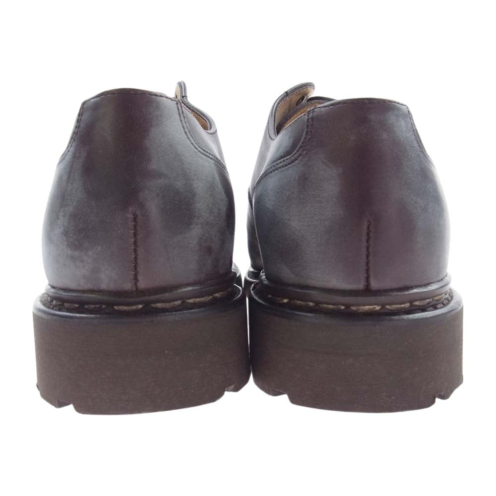 Paraboot パラブーツ 710707 CHAMBORD TEX MARRON LIS CAFE シャンボード ドレス シューズ レザー ブラウン系 6.5【極上美品】【中古】