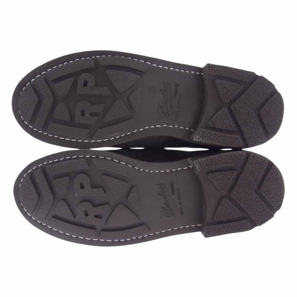 Paraboot パラブーツ 710707 CHAMBORD TEX MARRON LIS CAFE シャンボード ドレス シューズ レザー ブラウン系 6.5【極上美品】【中古】