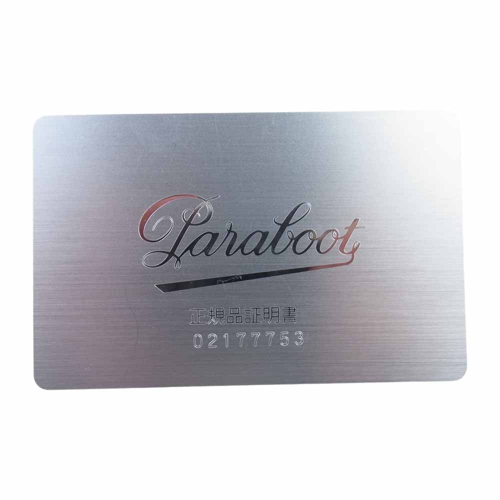 Paraboot パラブーツ 710707 CHAMBORD TEX MARRON LIS CAFE シャンボード ドレス シューズ レザー ブラウン系 6.5【極上美品】【中古】
