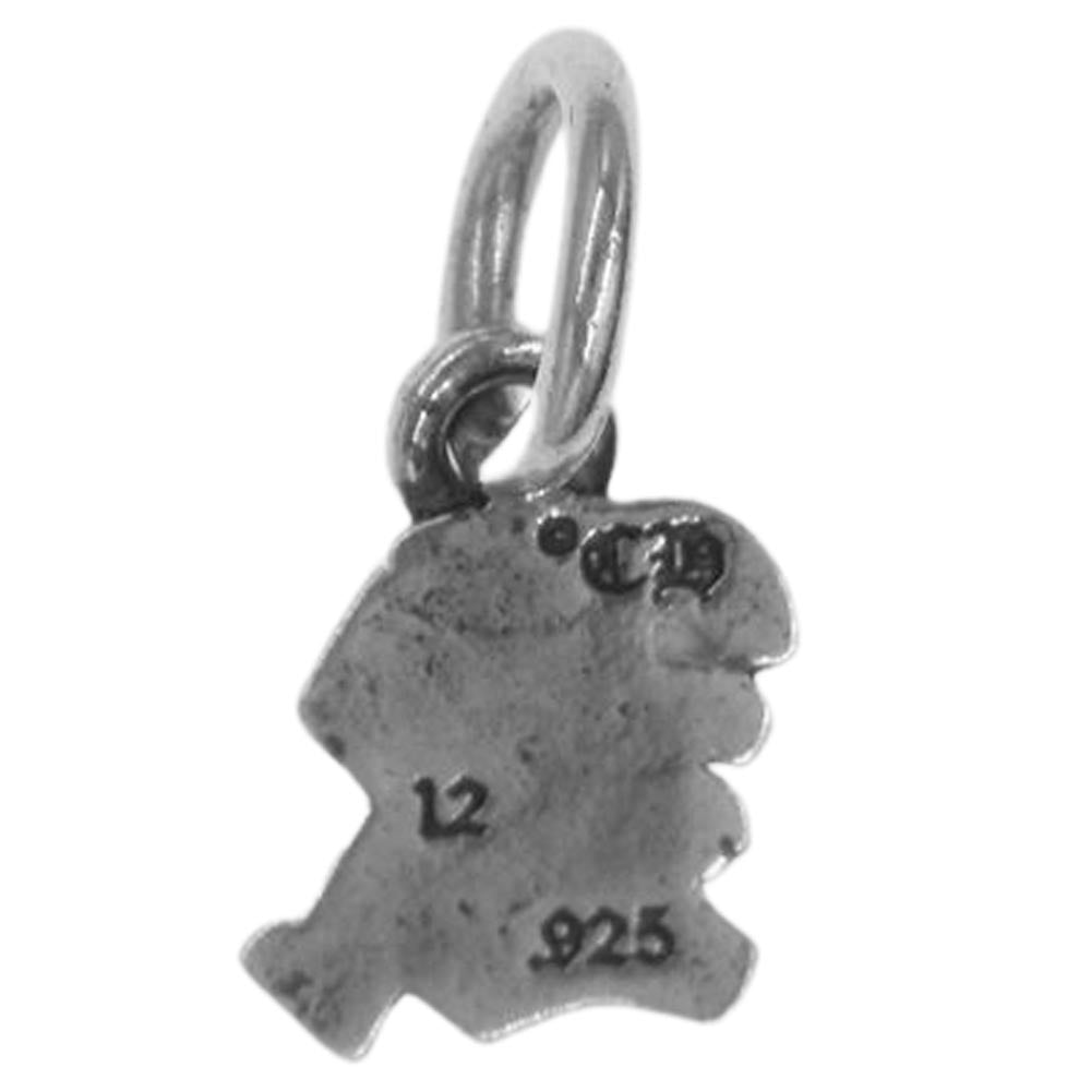 CHROME HEARTS クロムハーツ（原本無） STACK ALPHABET アルファベット スタックチャーム R イニシャル シルバー ネックレス トップ シルバー系【中古】