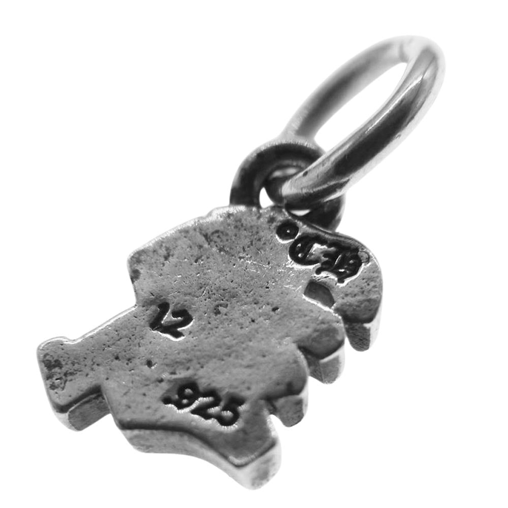 CHROME HEARTS クロムハーツ（原本無） STACK ALPHABET アルファベット スタックチャーム R イニシャル シルバー ネックレス トップ シルバー系【中古】
