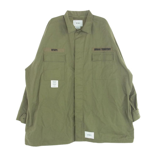 WTAPS ダブルタップス 20AW 202WVDT-JKM03  GUARDIAN JACKET NYCO OXFORD ガーディアン ジャケット オリーブドラブ カーキ系 03【極上美品】【中古】