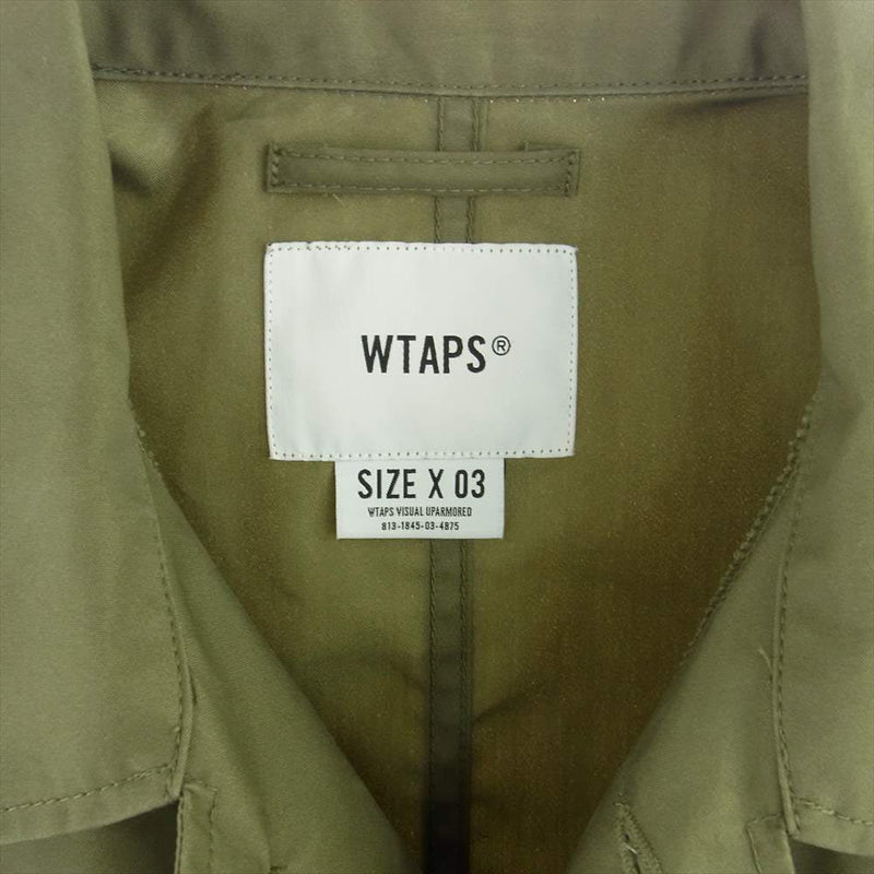 WTAPS ダブルタップス 20AW 202WVDT-JKM03  GUARDIAN JACKET NYCO OXFORD ガーディアン ジャケット オリーブドラブ カーキ系 03【極上美品】【中古】