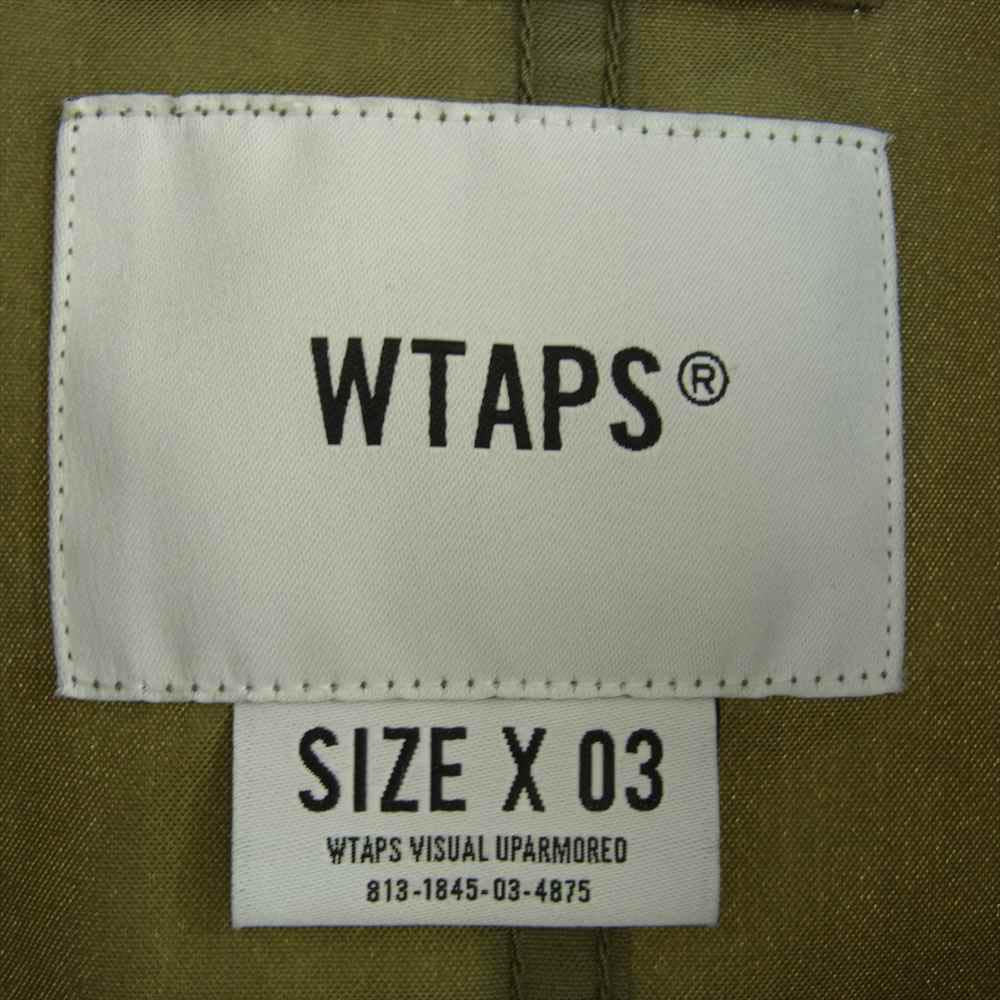 WTAPS ダブルタップス 20AW 202WVDT-JKM03  GUARDIAN JACKET NYCO OXFORD ガーディアン ジャケット オリーブドラブ カーキ系 03【極上美品】【中古】