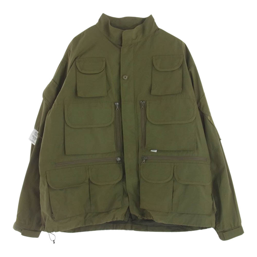 WTAPS ダブルタップス 20AW 202BRDT-JKM01 MODULAR JACKET NYCO TUSSAH モジュラー ジャケット オリーブドラブ カーキ系 02【極上美品】【中古】