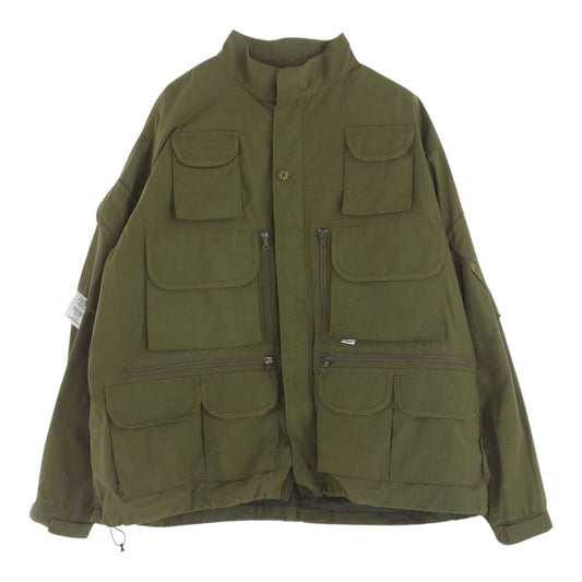 WTAPS ダブルタップス 20AW 202BRDT-JKM01 MODULAR JACKET NYCO TUSSAH モジュラー ジャケット オリーブドラブ カーキ系 02【極上美品】【中古】