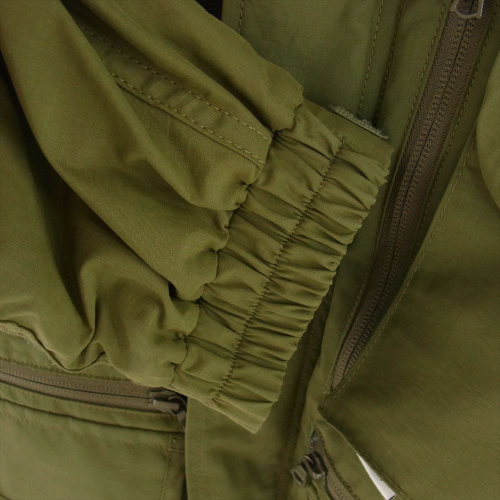 WTAPS ダブルタップス 20AW 202BRDT-JKM01 MODULAR JACKET NYCO TUSSAH モジュラー ジャケット オリーブドラブ カーキ系 02【極上美品】【中古】